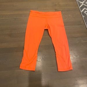Lululemon orange capris
